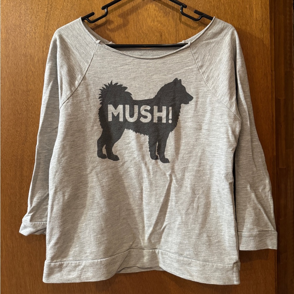 Next Level Apparel Light Gray Sweatshirt